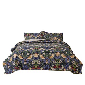 High Quality 100% Polyester <b>Quilted</b> <b>Bedding</b> Set 2026 Newest Design All-Season Eco-Friendly Anti-Bacterial Vintage Style Custom - Product Image 5