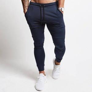Mens Modern Tapered Training <b>Joggers</b> Drawstring Waist <b>Cuffed</b> Hem Side Pockets Athletic Gym Running 100% Cotton Quick Dry - Product Image 5