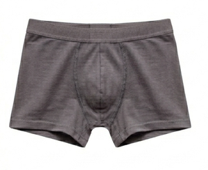 Calzoncillos bóxer para hombre, color gris oscuro, tejido, cómodos, lavables a máquina, corte clásico - Product Image 1