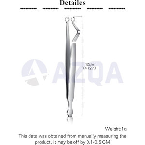 Stainless Steel Professional Ear <b>Piercing</b> <b>Clamp</b> For Cartilage Helix Tragus And Body Jewelry Procedures - Product Image 2