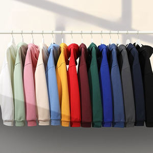 Sweat à capuche style color-block en molleton épais, coupe oversize à épaules tombantes, impression personnalisée pour homme - Product Image 2