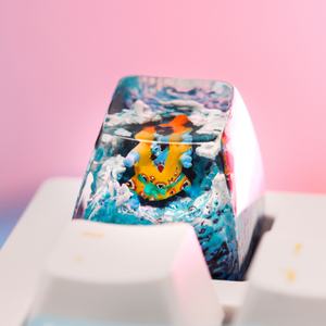 Keycaps Artisanat Forêt Mystique, Keycaps Artisanat Personnalisé, Keycaps Anime Mignons, Keycaps Verts, Ensemble de Keycaps, Keycaps en Bois - Product Image 2