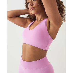 Soutien-gorge de sport à compression haute performance pour femme 2026, idéal pour l'entraînement et la course en extérieur, tenue de sport douce pour la peau, avec haut de yoga assorti - Product Image 1