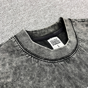 <span class=keywords><strong>เสื้อ</strong></span>ยืดคอกลมแขนสั้นผ้าฝ้ายซักกรด<span class=keywords><strong>เสื้อ</strong></span>ยืดพิมพ์<span class=keywords><strong>ลาย</strong></span>เสื้อยืดพิมพ์ลายสกรีนสีจางลงแดดสไตล์วินเทจ - Product Image 6
