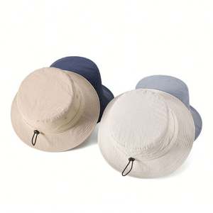 Sombrero de Pescador de Nuevo Estilo, a la Moda, Protección Solar UV, Unisex para Exteriores, Gran Circunferencia de Cabeza, Estiliza el Rostro - Product Image 3