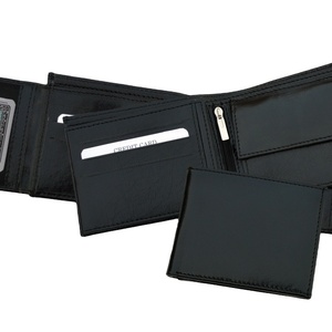 Gran oferta, de cuero bolso de mano genuino a la moda para hombre, cartera espaciosa para viajes diarios, decoración de logotipo de negocios, Color negro - Product Image 1