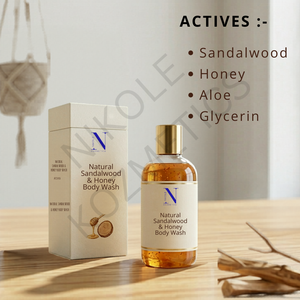 Gel Douche Hydratant aux Herbes au Bois de Santal Naturel et au Miel pour une Peau Douce et Nourrie – Marque Privée OEM - Product Image 2