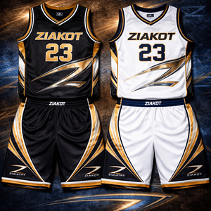 Ensemble d'uniformes de basketball réversibles USA, maillot et short personnalisables avec logo, double face en mesh, tenue d'équipe de qualité supérieure - Product Image 2