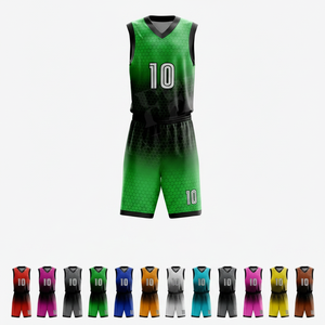 Custom Logo Design Basketball Uniform Set Breathable Quick Dry Sublimation Jersey and Shorts for Men Women Youth Teams Uniform - Product Image 1