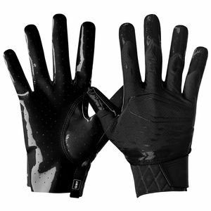 Gants de Football pour Récepteurs, Qualité Supérieure, Logo Personnalisé, Design en Latex, Étanche, Écran Tactile, Fermeture à Enfiler, Vente en Gros - Product Image 3
