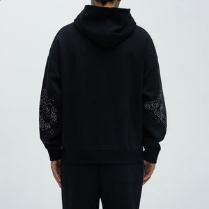 Survêtements légers et abordables pour hommes avec strass, broderie personnalisée et effet vieilli - Product Image 4