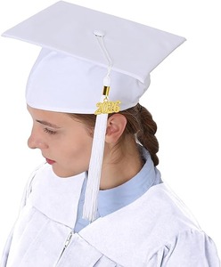 Matte Graduation Gown Cap Tassel Set 2026 for High School and Bachelor <b>Thick</b> matte polyester, smooth and strong zipper. - Product Image 3