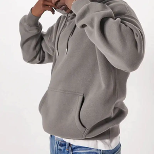 Sweat à capuche surdimensionné personnalisé avec logo pour homme, style streetwear, idéal pour le printemps, imprimé, léger, respirant, en molleton de coton - Product Image 3