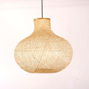 ตะกร้าหวายสานด้วยมือน้ำหนักเบาเป็นมิตรต่อสิ่งแวดล้อมของโรงงานเชื่อถือได้โคมไฟแขวนเพดานห้องครัวเกาะ - Product Image 1