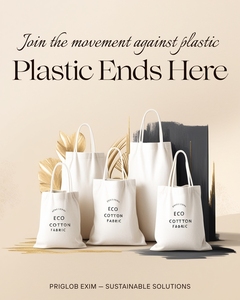 Medium Jute <b>Canvas</b> <b>Tote</b> Bag with Zipper, Eco Friendly Reusable Shopping Bag, Long Handle, Custom Printed Gift <b>Tote</b> - Product Image 5