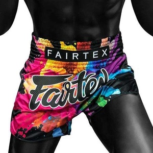 Pantalones Cortos de Muay Thai Fairtex con Diseño Nuevo y Moderno, Sublimados, 100% Poliéster, para Adultos, MMA, Venta al Por Mayor - Product Image 4