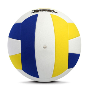 Ballon de volley-ball personnalisé avec logo, taille officielle, pour entraînement et matchs en intérieur et extérieur, toucher doux, cuir PU durable, vente en gros - Product Image 2