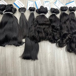 Extensions de cheveux humains ondulés bruts en gros, lots de mèches doublement tirées, 6-32 pouces, prêtes à être expédiées - Product Image 3