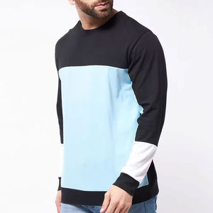 Camisetas de Manga Larga para Hombre de Alta Calidad, 100% Algodón, Color Personalizado, Sólidas, Casuales, Tejidas, Transpirables, Ecológicas, de Secado Rápido - Product Image 4