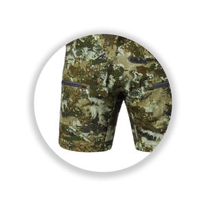 Shorts de chasse imperméables de qualité supérieure pour hommes, design personnalisé imprimé camouflage uni, respirants, pour la chasse et les sports d'hiver - Product Image 4
