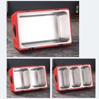 Conteneur isotherme pour la livraison de repas en restaurant, 40L, en plastique rotomoulé PE, pour le transport de nourriture