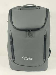 Mochila Antirrobo Gris Premium para Portátil, Múltiples Compartimentos con Cremallera, Correas de Hombro Acolchadas, Gran Capacidad, Bolsa de Almacenamiento de Poliéster - Product Image 1