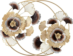 <b>Christmas</b> <b>Garlands</b> & Wreaths Modern room Metal Wall Art handmade for Home Decoration for Wedding Anniversary - Product Image 3