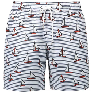 <b>Mens</b> High Quality Solid Polyester Swim <b>Shorts</b> with Stylish Side Panels Quick Dry <b>Compression</b> Fit Elastic Waist Summer <b>Shorts</b> - Product Image 1