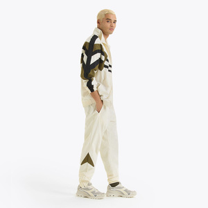 Men's Color Block Tracksuit Full Length Zipper Closure Regular Fit Stand Collar Geometric Pattern Sporty Casual Wear Autumn - Product Image 2
