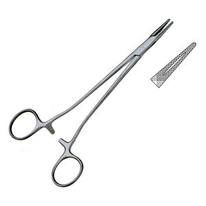 Porte-aiguilles Sarot (20 cm) en acier inoxydable à poignée sécurisée avec cliquet de verrouillage pour la chirurgie cardiaque et thoracique – Vente chaude - Product Image 6
