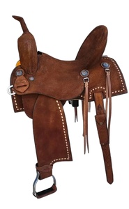 Sillín de equitación occidental portátil de cuero de alta calidad HORZE N PET INTERNATIONAL Precio al por mayor para doma occidental - Product Image 2