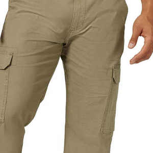 Pantalones Cargo Personalizados al por Mayor para Hombre, Pantalones Utilitarios Casuales de Algodón Duradero con Múltiples Bolsillos para Pedidos al por Mayor - Product Image 3