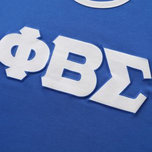 Camiseta Azul Premium Phi Beta Sigma para Hombre, Ajuste Cómodo, Ropa de Fraternidad Griega de Alta Calidad, Estilo Casual - Product Image 3