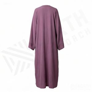 Vestido Modesto para Mujer, Color Personalizado, Kaftan Musulmán, Abaya Brillante, Moda Larga, Venta al por Mayor, Ropa Islámica Personalizada - Product Image 2