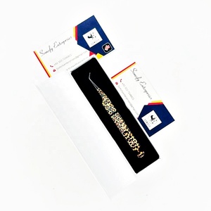 Pinzas para Pestañas Somofy Enterprises, Diseño Inferior con Estampado de Leopardo, Acero Inoxidable, Punta Suave, Agarre Perfecto, 10 mm, Caja de Herramientas de Precisión - Product Image 5
