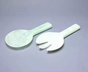 ช้อนสลัดเรซิ่นคุณภาพพรีเมียมสำหรับผสมเสิร์ฟพาสต้า ผลไม้ ผัก อาหาร ชุดภาชนะบนโต๊ะอาหารที่มีสไตล์ คอลเลกชันสำหรับห้องครัว - Product Image 2