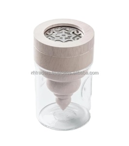 Brûleur d'encens en bois de Sesham naturel de luxe avec base acrylique Mubkhar arabe fait à la main pour la maison mosquée Ramadan Eid décoration - Product Image 3