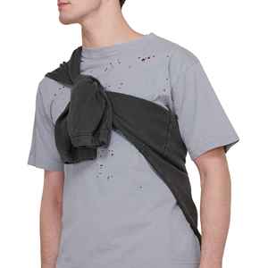 เสื้อยืดพรีเมียม NURJENNA INDUSTRIES สำหรับผู้ชาย แขนสั้น คอกลม ผ้าคอตตอน 100% ทรงโอเวอร์ไซส์ ยับยาก น้ำหนัก 200 กรัม - Product Image 4