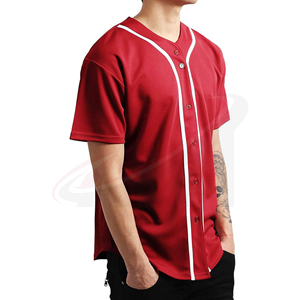 เสื้อเบสบอลพรีเมียม แห้งเร็ว ระบายอากาศดี ชุดกีฬาสำหรับการเล่นที่มีประสิทธิภาพ ขายส่งเสื้อเบสบอลแบบสั่งทำ - Product Image 2