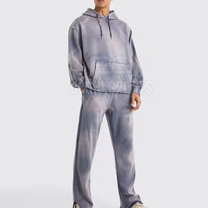 Chándal de Alta Calidad con Acabado de Textura Suave, Chándal con Efecto Ácido para Moda Urbana Informal - Product Image 4