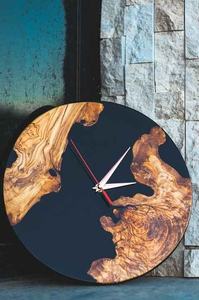 Wooden Epoxy Resin Wall <b>Clock</b> for Home Decor Elegant Handcrafted Art Use Home Decoration - Product Image 4