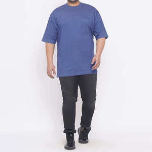 T-shirt personnalisé surdimensionné 100% coton avec logo sur le devant, écologique, streetwear pour hommes, fournisseur en gros - Product Image 5