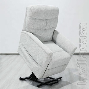 Elevate Effortless Modern Chenille OKIN-Powered Smooth Lift <b>Recliner</b> for Hotel & Bedroom Use - Product Image 1