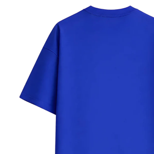 เสื้อยืดคอกลมโอเวอร์ไซส์ แขนสั้น ทรงหลวม ไหล่ตก ผ้าฝ้ายเรียบง่าย สไตล์สตรีทแวร์ รับผลิตตามสั่ง ขายส่ง ไซส์ XL - Product Image 5