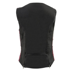 New Custom Made <b>Men</b> Utility <b>Vests</b> High Quality Fashion Wholesale Multi Pocket Leather Motorcycle <b>Vest</b> for Man Oem - Product Image 5