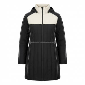 Women's Fashion Long Puffer Jacket Belted Quilted <b>Winter</b> <b>Coat</b> Lightweight Warm Parka OEM ODM Wholesale Supplier - Product Image 1