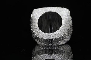 Anillo de Diamantes Moissanite VVS Personalizado, Plata de Ley 925, Anillo con Incrustaciones de Diamantes, Joyería Hip Hop, Regalo para Hombre - Product Image 4