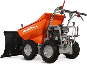 660lbs Capacity 212cc 7HP Gas Powered Wheelbarrow Dumper Dump <b>Cart</b> with Snow Shovel - Product Image 2