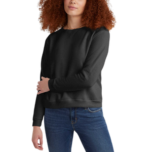 Custom Womens Oversized <b>Long</b> <b>Sweatshirt</b> Crew Neck Casual Fashion Streetwear Soft Cotton Pullover - Product Image 2