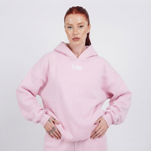 Sweat à capuche oversize pour femmes, décontracté, 100% coton molletonné, broderie, manches longues, coupe ample, vêtements d'hiver, streetwear, sweat à capuche pour femmes - Product Image 2